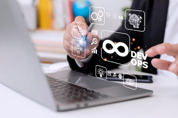 DevOps Methodology Development Operations agil programming technology concept