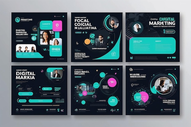 Digital Marketing Agency and Corporate Social Media Post Template