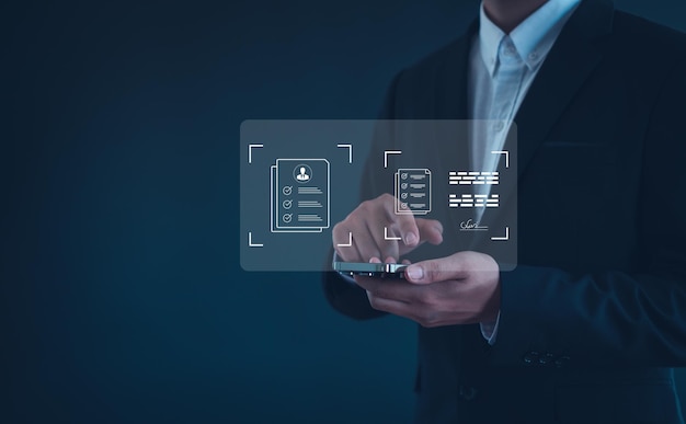Document Management System online documentation database and process automation to efficiently manage files knowledge and documentation in enterprise Corporate business technology
