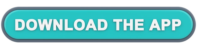 download the app button 3d illustration