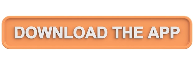 download the app button 3d illustration