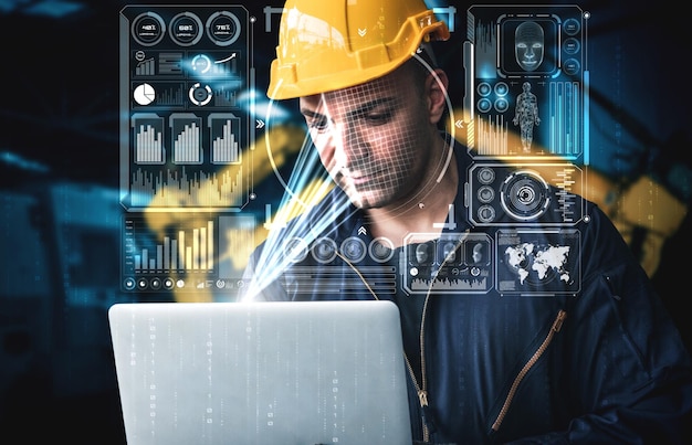 facial recognition technology for industry worker to access machine control