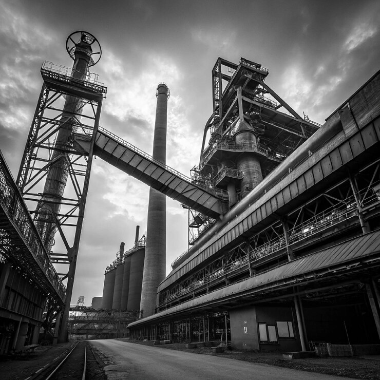 Foto factory machine hd stock image