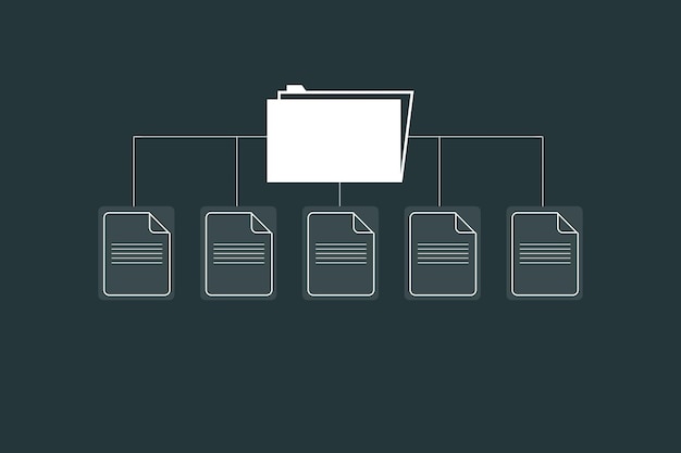 Files icon in screen