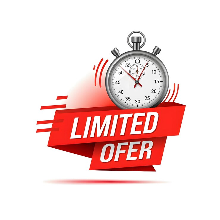 Foto flash sale limited time offer exclusive deal hurry up act now