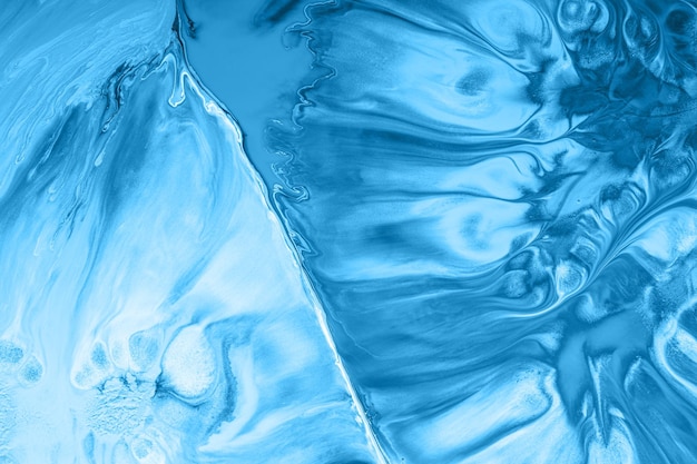 Fluid and Organic Picton Blue Color Abstract Background for Unique Designs