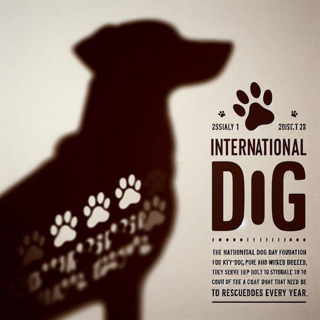 Free Photo Happy International Dog Day Celebration