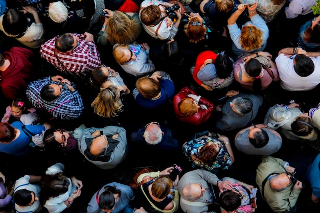 Full frame shot of crowd