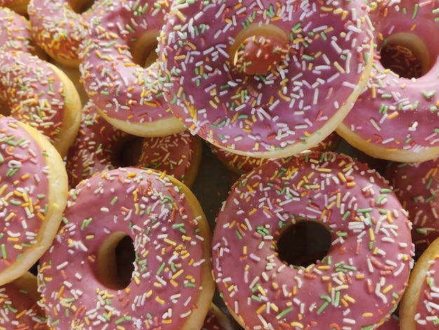 Fullformatbilde av donuts