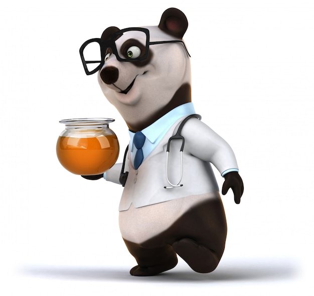 Fun panda animation
