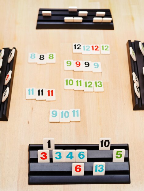 Gameplay av Rummikub brettspill