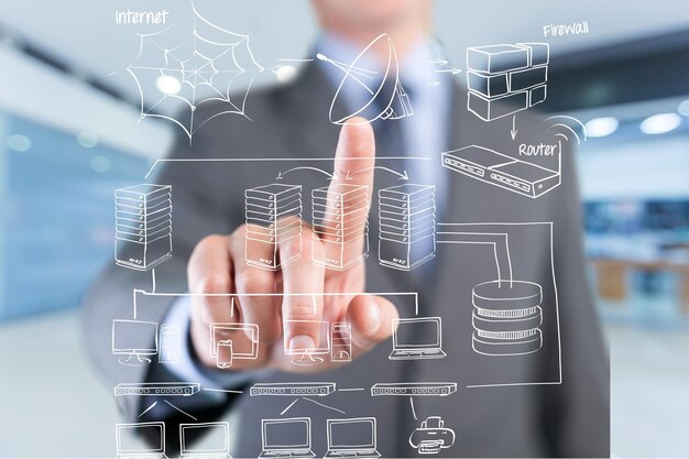 global communications technology network server it support computer network communication internet