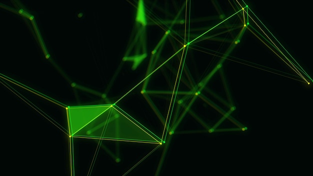 global network connections abstract neural networks cyberspace futuristic grid artificial intelligence technology cyber dynamic 3d rendering