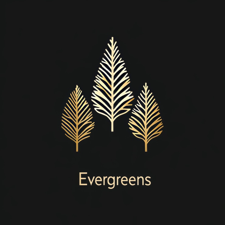 Foto gold leaves on black background minimalist design vector illustration