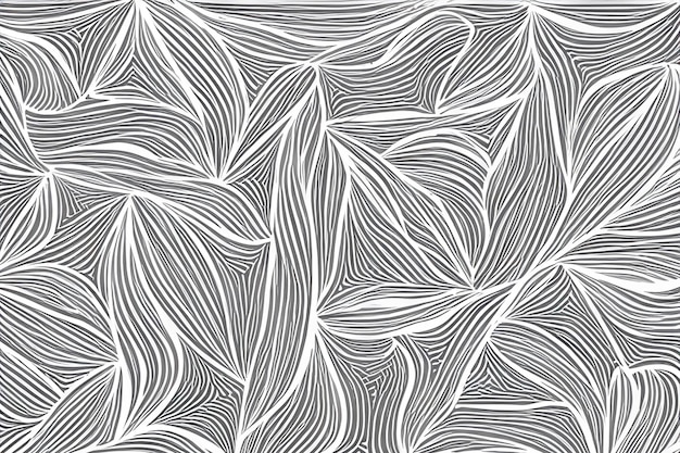 Gray line drawings of organic shapes background