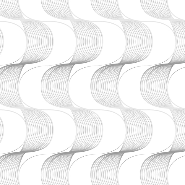 Gray wave abstract patterned background design element