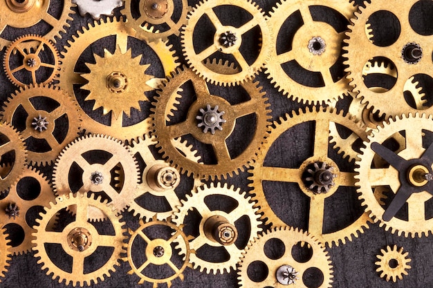 Grunge Old clockwork cogs