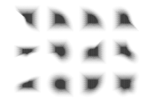 Halftone Triangle Pattern Reprographic Technique for Simulating Background Set