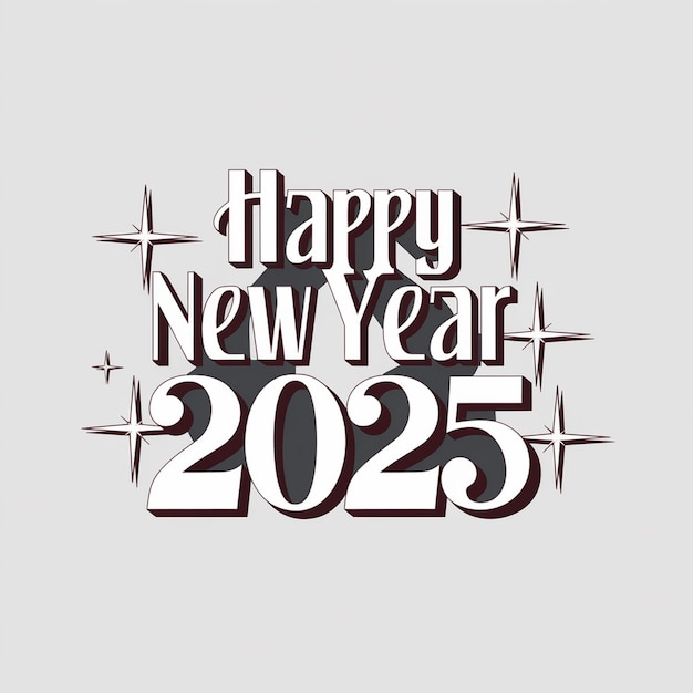 happy new year 2025 design