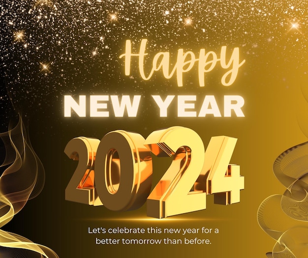 Happy New Year Facebook Instagram Post