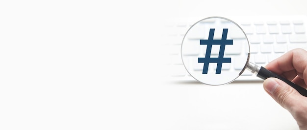 Hashtag symbol Social media Internet Technology