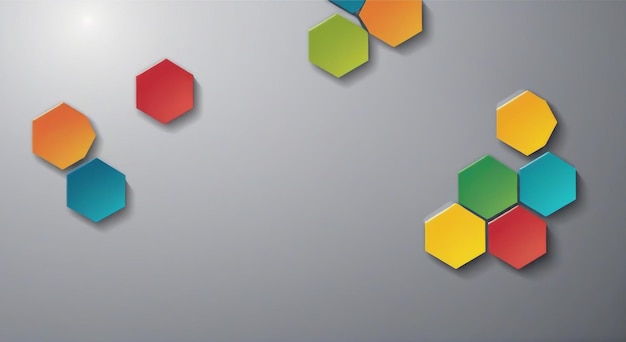 Hexagonal Harmony Abstract Hexagon Background