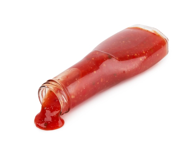 Hot sauce on white