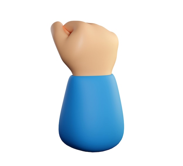 human hand fist gesture