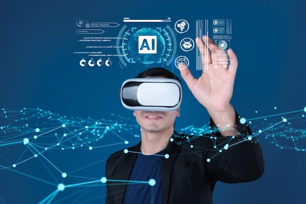 Human interact with ai artificial intelligence brain process generative ai faas