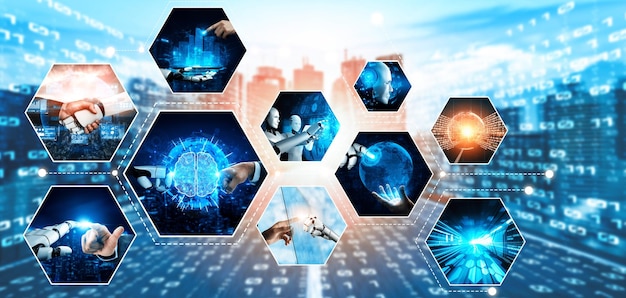 human interact with ai artificial intelligence virtual assistant nlp robot