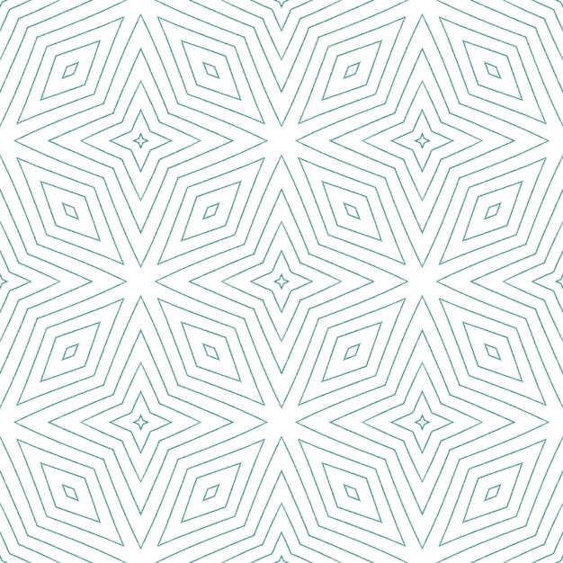 Ikat repeating swimwear design Turquoise