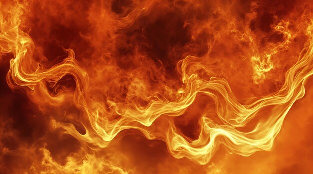 Intense Burning Fire