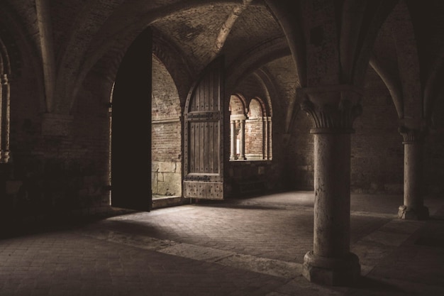 interior of historic building