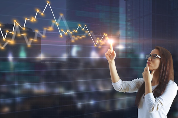 Investment and trade concept