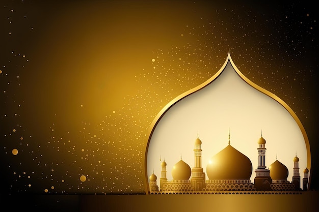 Islamic background with empty copy space good for a special event like Ramadan or Eid Al-Fitr