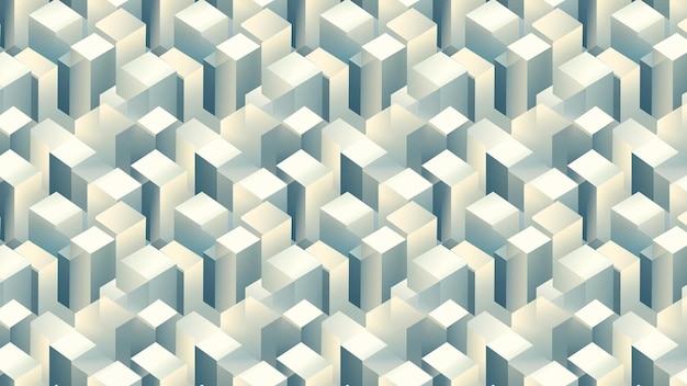 Isometric Cubes Pattern
