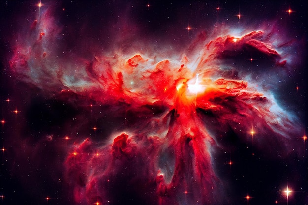 Kosmos Stjerner Klynge Struktur Fantastisk Astrofotografi Dramatisk Himmeltapet Lys blå tåke høykvalitets astrofotografering astronomi james webb romteleskop bilde nasa rom