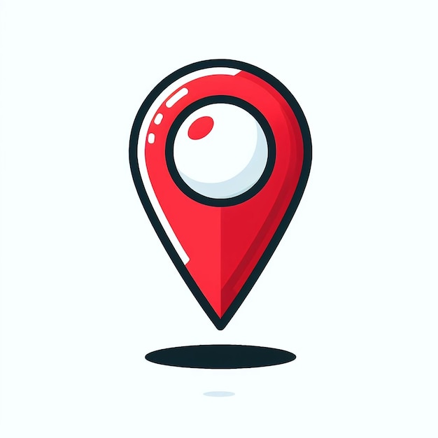 Location pin icon Map attach marker place Location icon Map pointer marker icon set GPS location