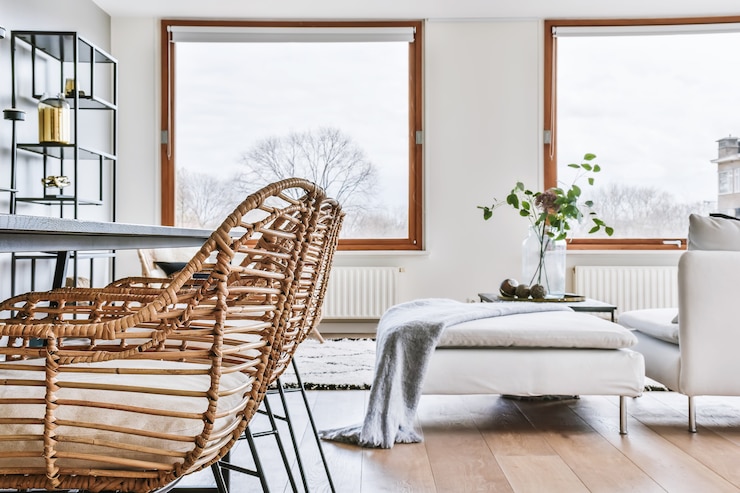 Foto luksuriøst interiørdesign av et moderne hus