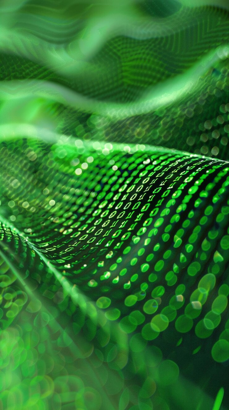 Foto matrix code background