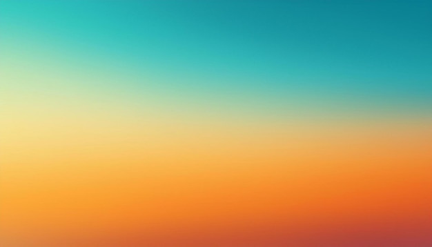 Minimalist Blurred Background with Gradient Colors of Orange and Sky Blue Simple and Colorful Design