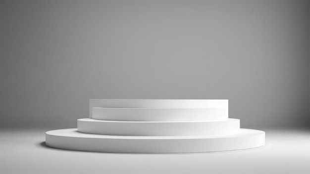 Minimalist Podium 3D Rendering A Versatile Solution for Podium Shows and Product Demonstrations