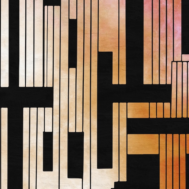 modern geometric pattern minimalist art