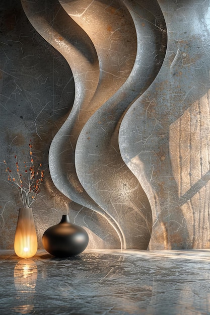 Modern Wall Art 3D Embossed Wall Decor