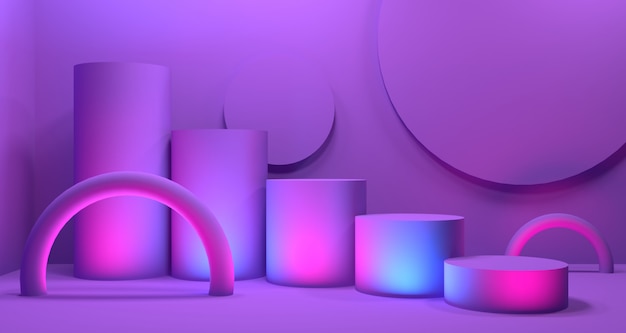 Moderne 3D-dybde realisme. Bakgrunn 3D-gjengivelse