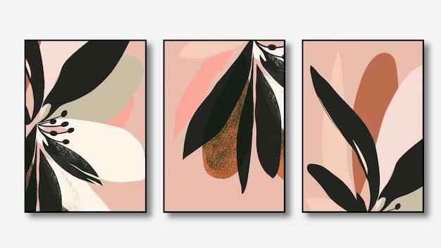 Moderne abstrakt kunstverk bakgrunn geometri oransje grå