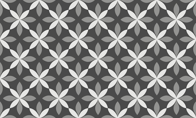 Monochromatic Design Seamless Pattern Wallpaper Background