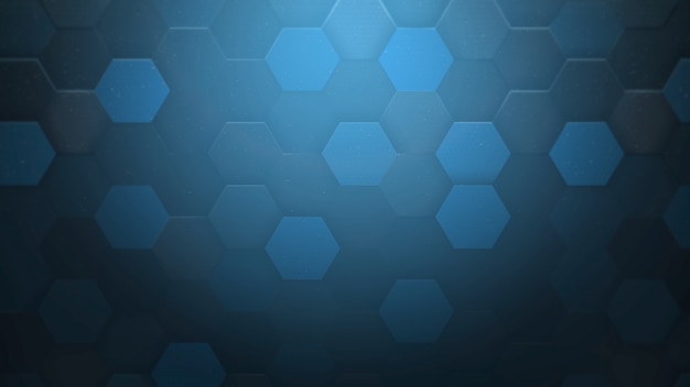 Motion dark hexagon pattern, abstract background. Elegant and luxury dynamic geometric style for business, 3D illustration