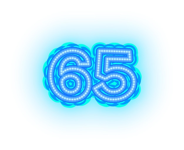 Neon Light Alphabet Letters