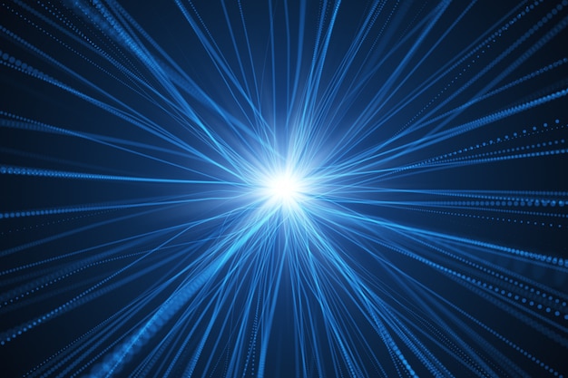 Neural connect lines of communication as a data connection in the central brain